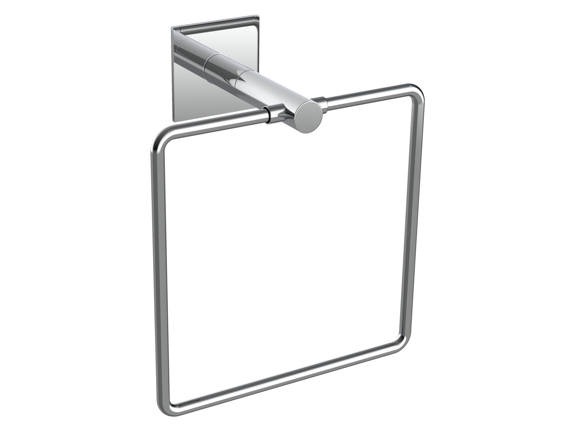 Infinite Transitional Towel Ring Square Ring And Round Wire 